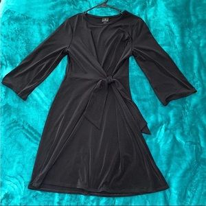 Black Wrap Dress